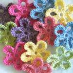Colorful Crochet Embellishm..